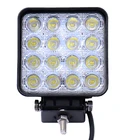 10 шт.лот квадратный светодиодный 48 Вт светодиодный рабочий свет для индикаторов вождения мотоцикла внедорожная лодка автомобиль трактор грузовик 4x4 внедорожник ATV 12V 24V