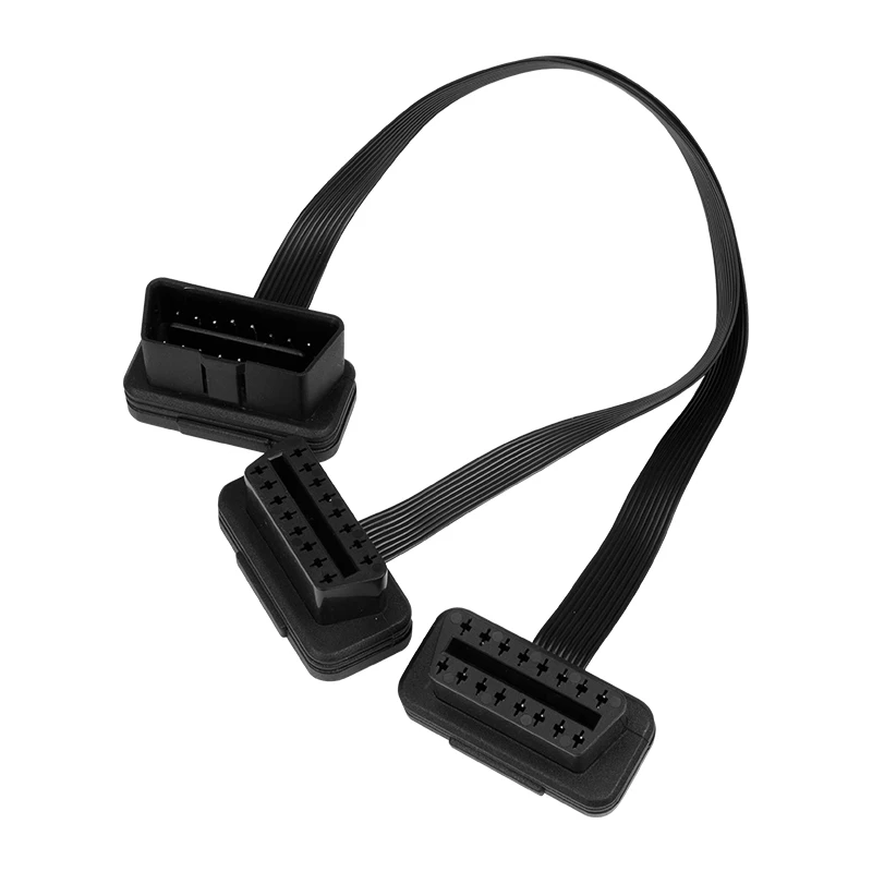 XTOOL автомобильный OBD2 2 в 1 16 Pin удлинитель 16 Pin штекер для порта Y Тип OBDII ЭБУ разъем адаптера диагностические кабели ELM327