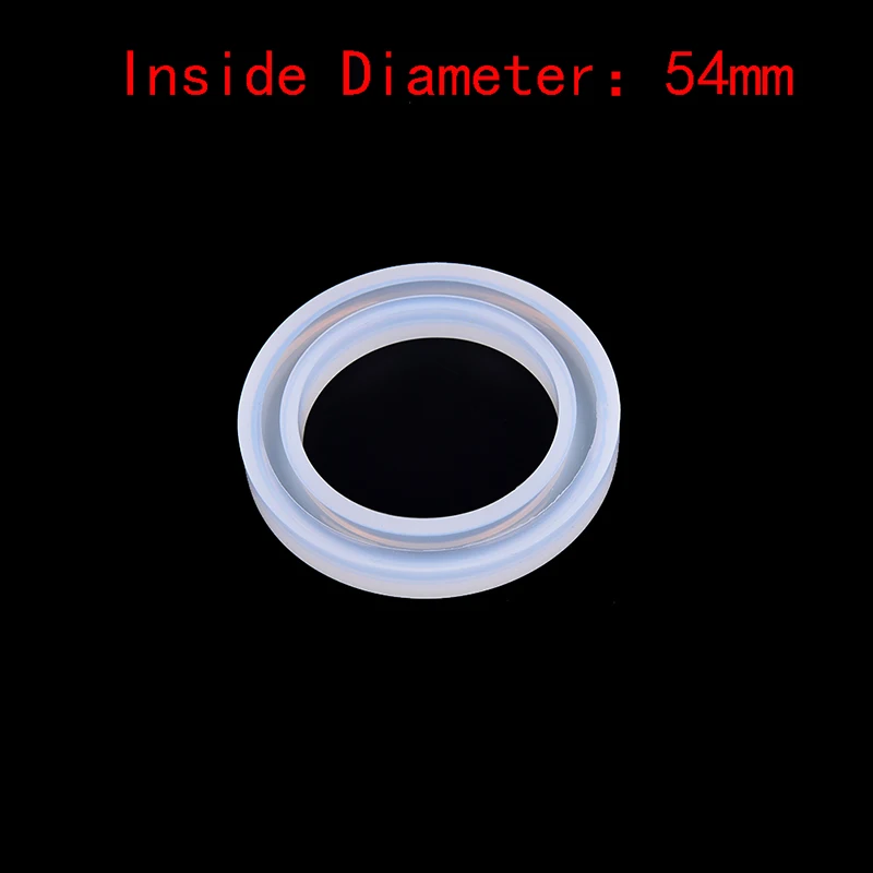 54mm Браслет из эпоксидной смолы Форма для браслета Мягкие силиконовые Ювелирная форма ручной смолы ручное производство ювелирных изделий плесень - Цвет: 54mm