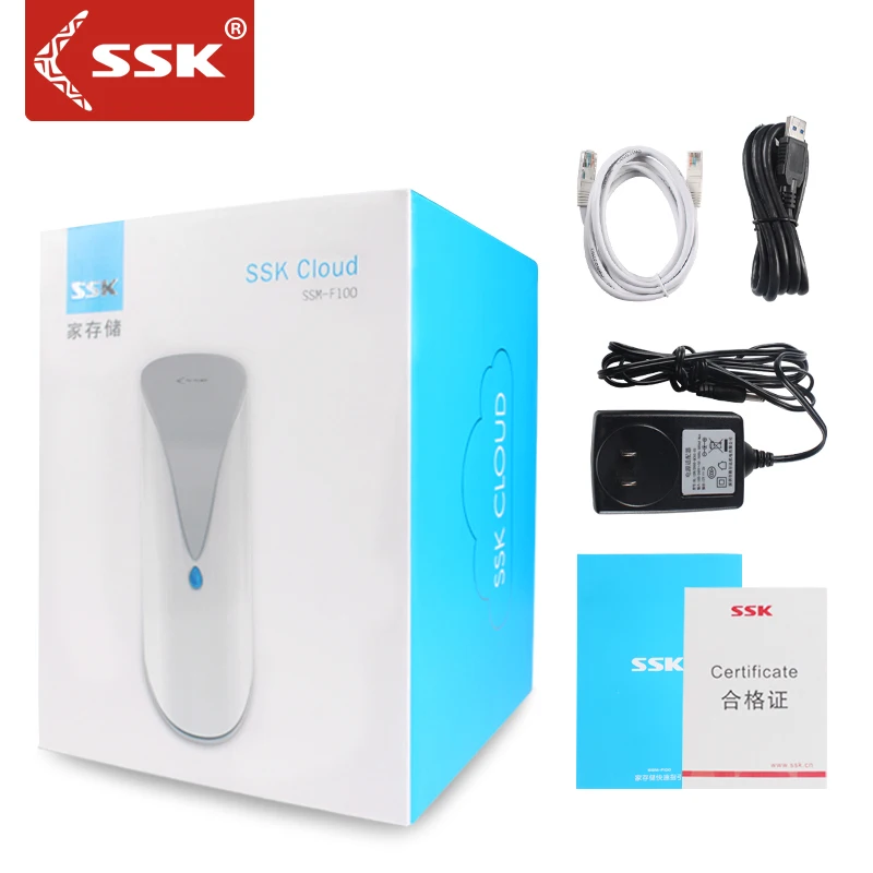 SSK ssm-f100 3 5 дюйма ТБ беспроводная WiFi умная память внешний жесткий диск Облачное