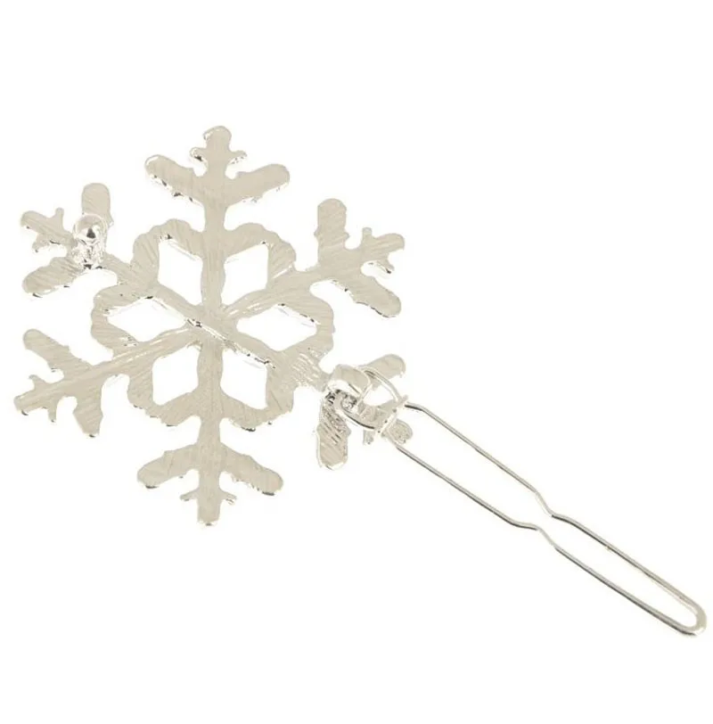 

Women Girls Snowflake Hair Clips Hair Accessories Snowflake Hairclip Hairpin Hair Cuff Clip Jewelry