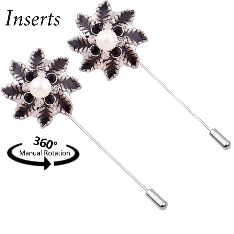 Горячая цветок Rivca вставки Валентина Подарочная брошка сплав мусульманский