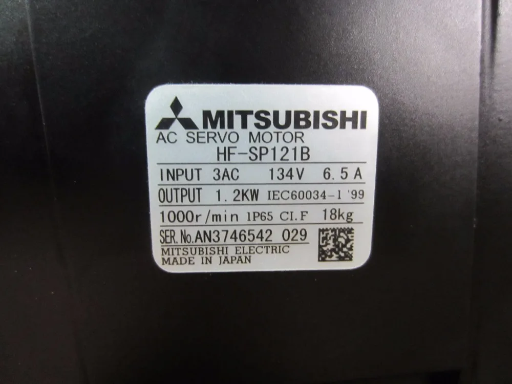 

Original Japan servo motor ac 1.2kw HF-SP121B