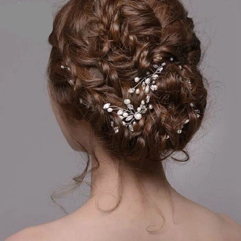 4 шт. свадебные заколки для волос с искусственным жемчугом|wedding hairpins|wedding hair
