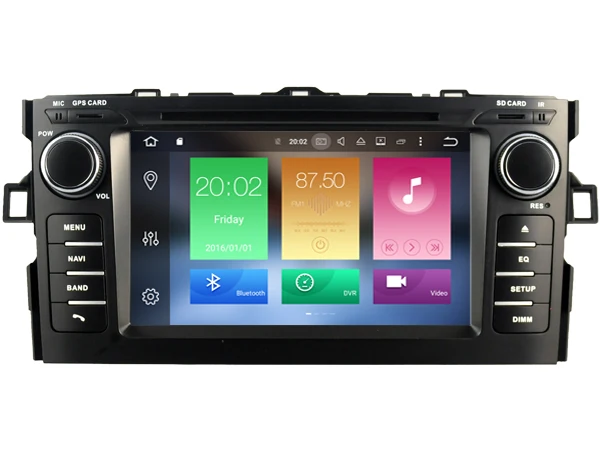 Ips экран Android 8 0 автомобильный Dvd Navi плеер для TOYOTA AURIS 2007 2008 2009 2010 2011 gps suto стерео