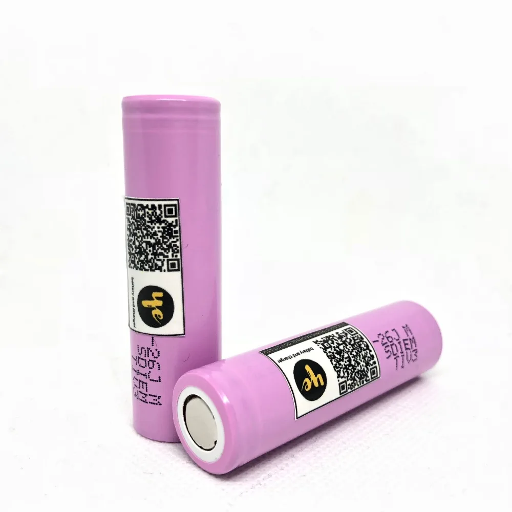 (4 шт.) абсолютно новый оригинал для Samsung ICR18650-26JM 26JM 18650 2600mah 3 7 V литий-ионный