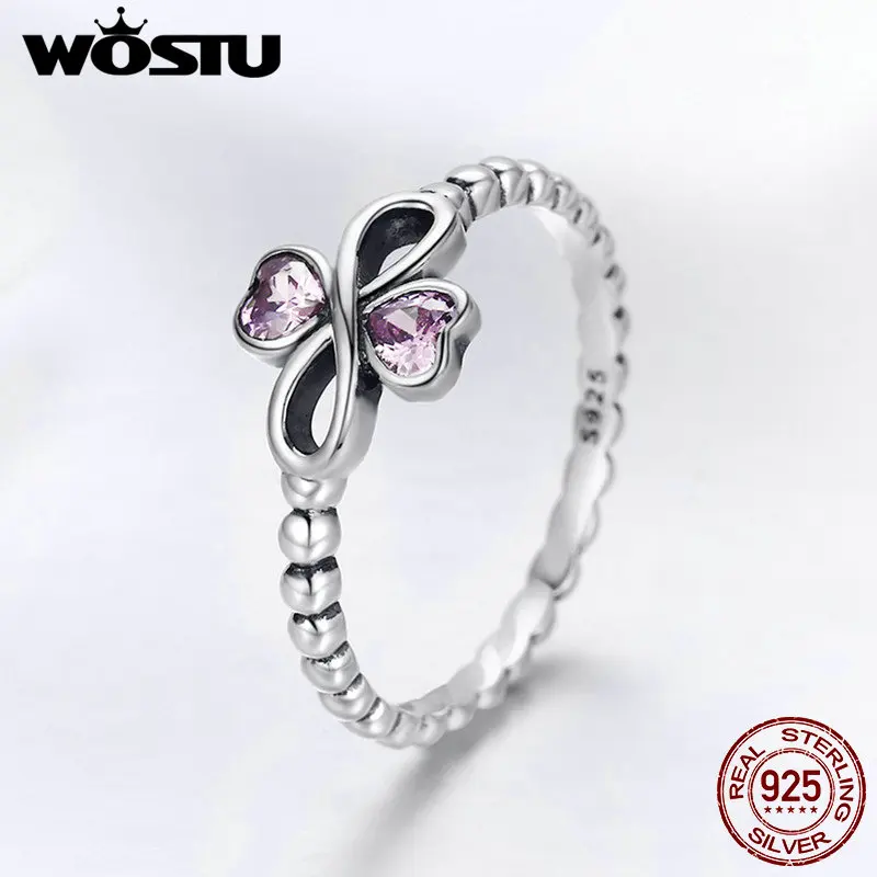 WOSTU, лидер продаж, 925 пробы Серебряное кольцо Our Forever Infinity Love для женщин, оригинальные свадебные кольца, ювелирное изделие, подарок для любимой FIR357