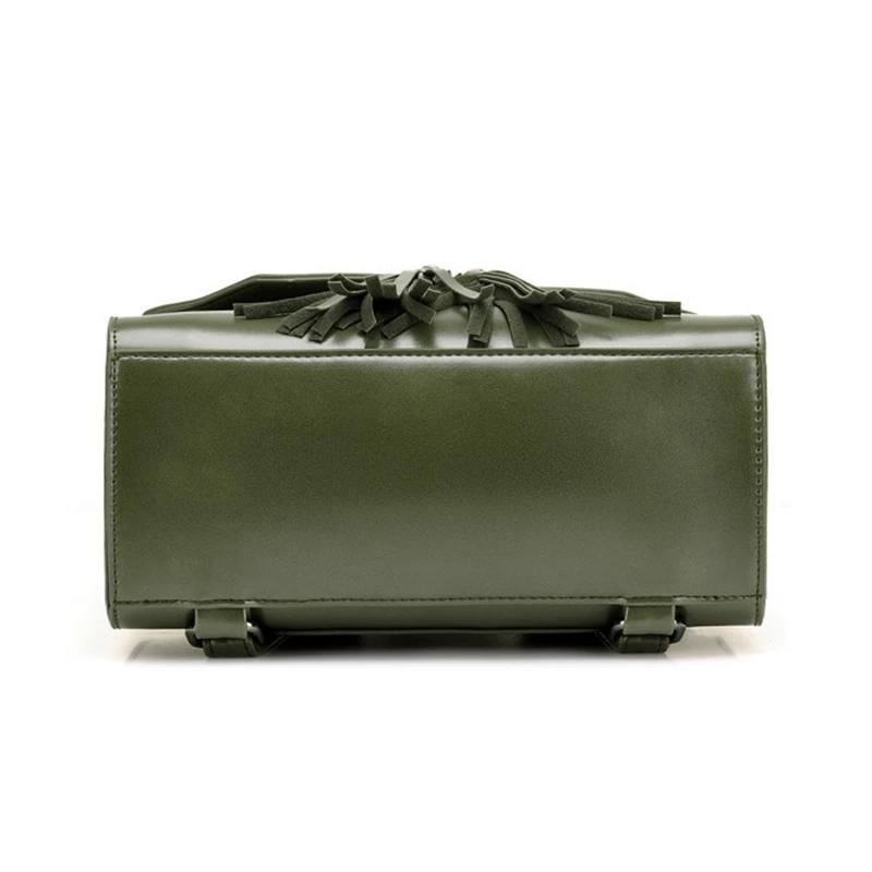 BERNO Fly бренд Модные ботильоны с кисточками для девочек рюкзак из искусственной