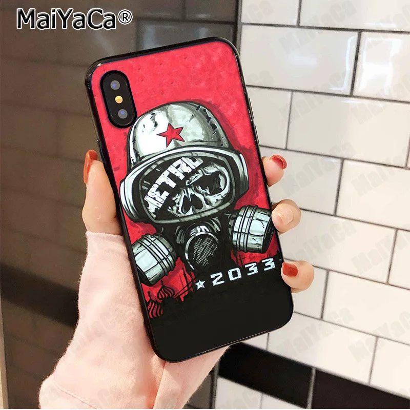 Ультратонкий чехол для телефона MaiYaCa Game Metro 2033 с мультяшным рисунком Apple iphone 11 pro 8 7