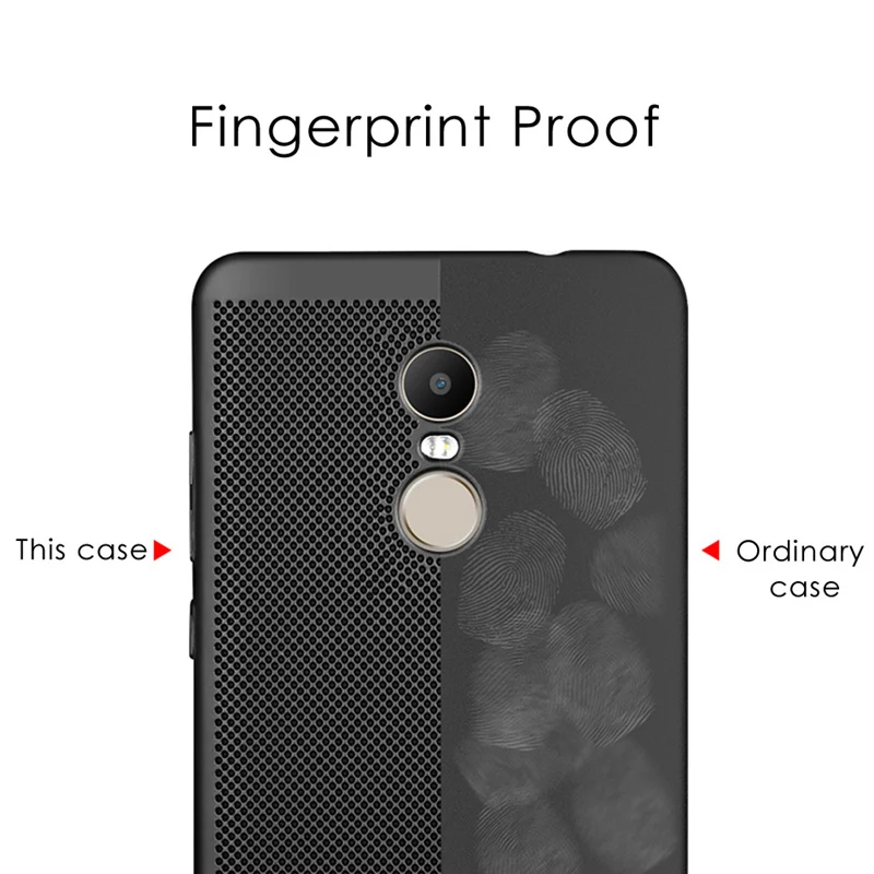 KINBOM теплоотвод чехол для Redmi Note 7 6A 5 4X Note6 Pro S2 3S ультратонкий сетчатый жесткий