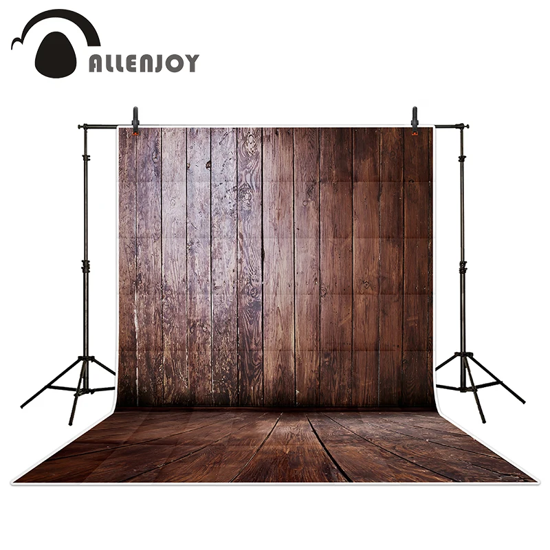 Allenjoy фоны для фотосъемки старый деревянный интерьер Яркая деревянная кирпичная