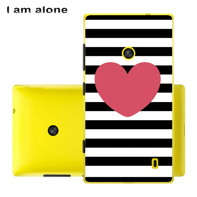 Чехлы для телефонов I am alone для microsoft Nokia Lumia 520 4,0 дюйма, мягкий ТПУ мобильный Модный Цветной чехол для Nokia 520 - Цвет: Soft TPU HH64