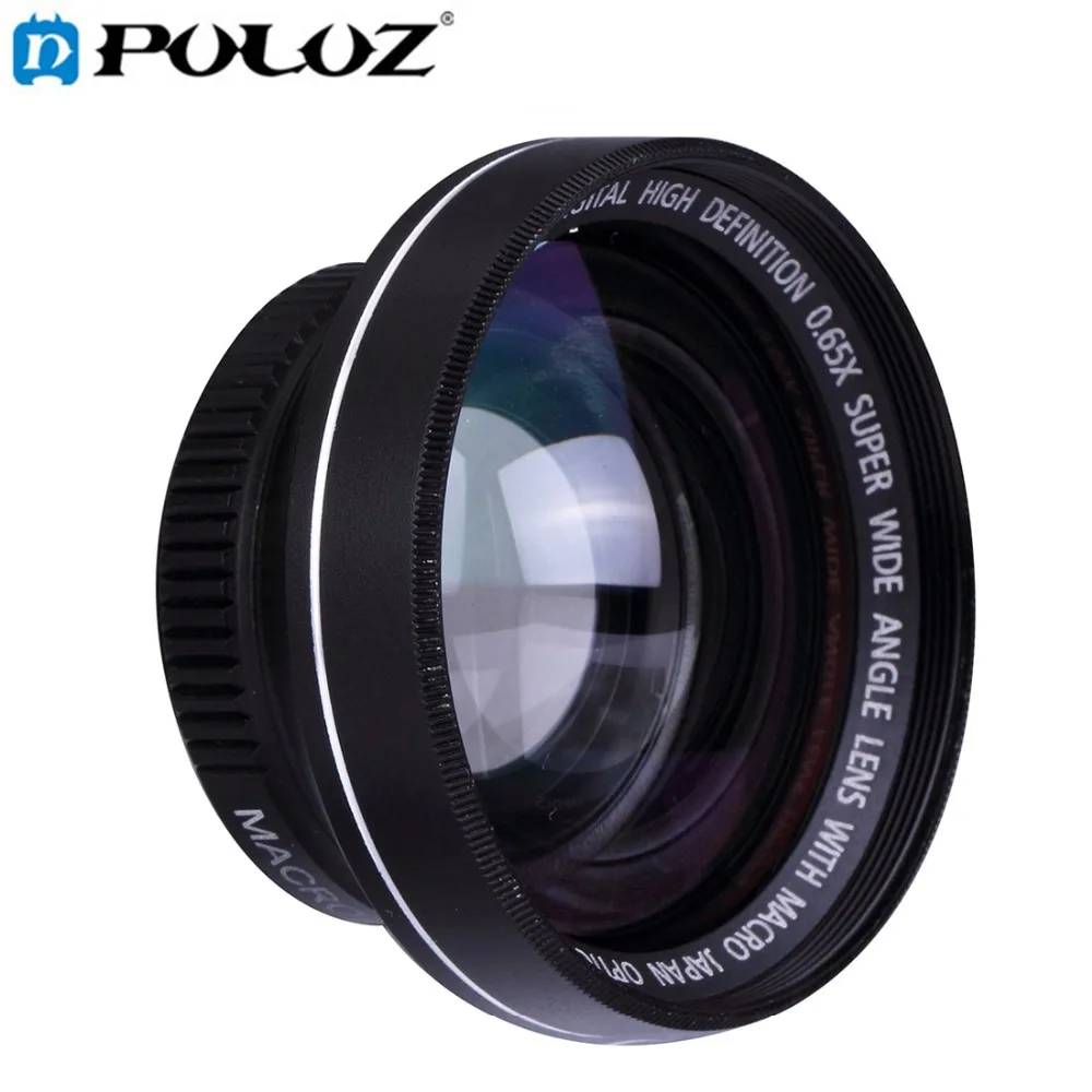 PULUZ DLP0064 для Go Pro аксессуары 37 мм 0.65X супер широкоугольный объектив с