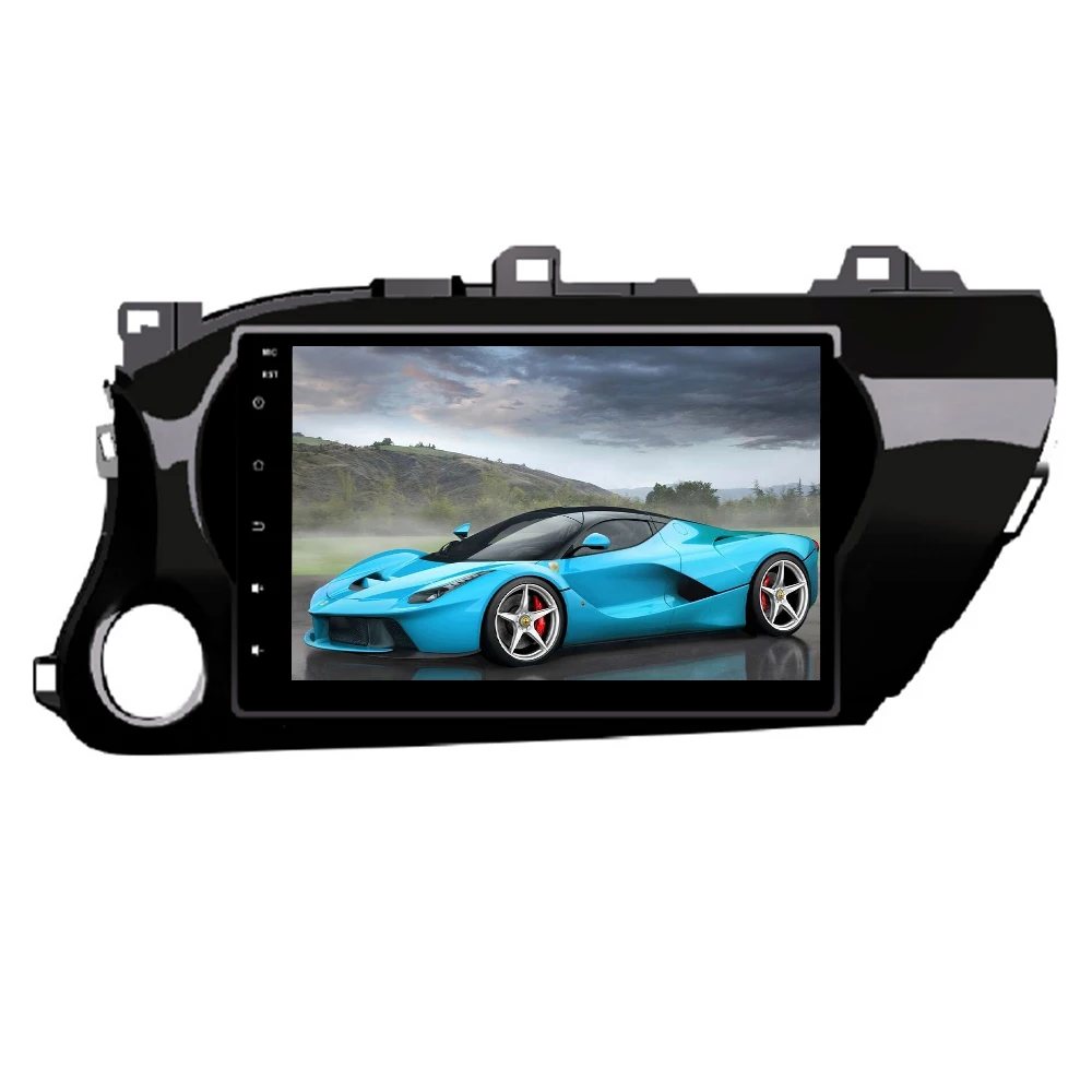 Sinosmart Автомобильный GPS навигатор радио для Toyota Hilux 2015 2016 2017 2018 2.5D IPS/QLED экран 8 ядер