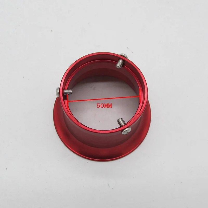 Алюминий сплав 50 мм воздушный фильтр Интерфейс Красный Прочный подходит для