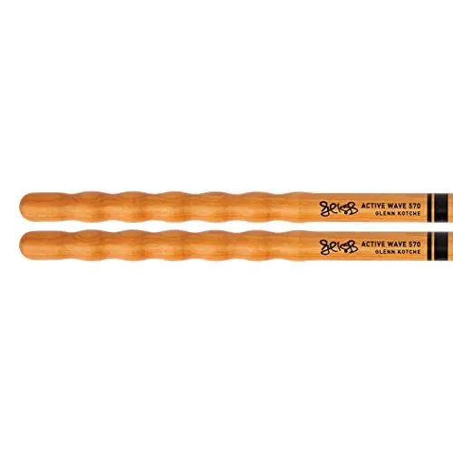 Promark от D'addario Американский Hickory Glenn Kotche активная ручка волны 570 голени, деревянный наконечник, покрытие ActiveGrip