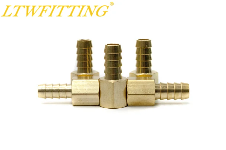 

LTWFITTING Brass Fitting Coupler 3/8" Hose ID x 1/4" Female NPT Fuel Gas