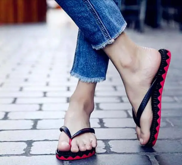 Массажные тапочки с натуральной галькой DK03 домашние для пар на весну и лето