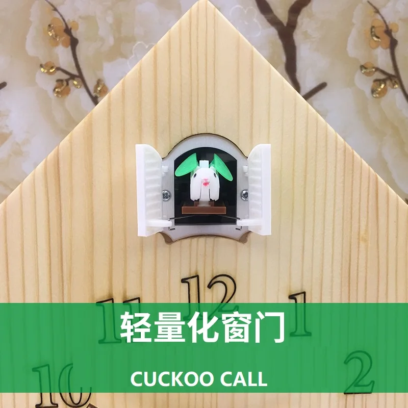Часы Cuckoo для гостиной, креативные простые часы для спальни, бесшумные детские часы с будильником, деревянные часы, современный декор