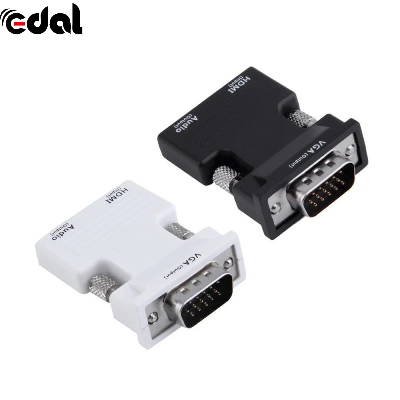 Универсальный HDMI Женский к VGA Мужской конвертер адаптер поддержка 1080P выход