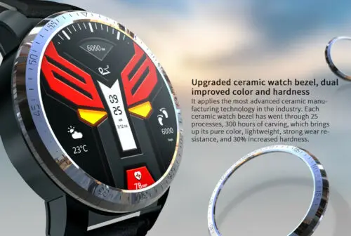 

Kospet Optimus Pro 4G Smart Watch 8.0MP Camera 3GB+32GB Dual System GPS Android Heart Rate Fitness Tracker IP67 Men Smartwatch