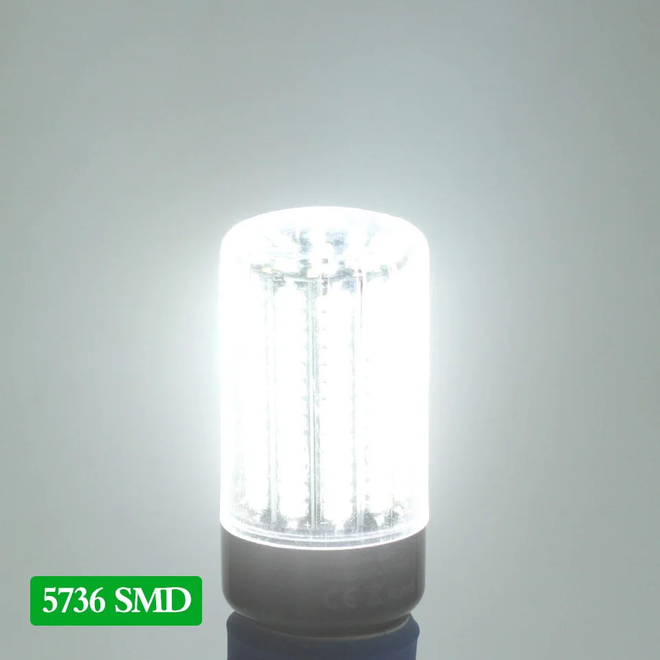 Светодиодный светильник SMD 5736 светодиодный супер яркий без мерцания E27/E14