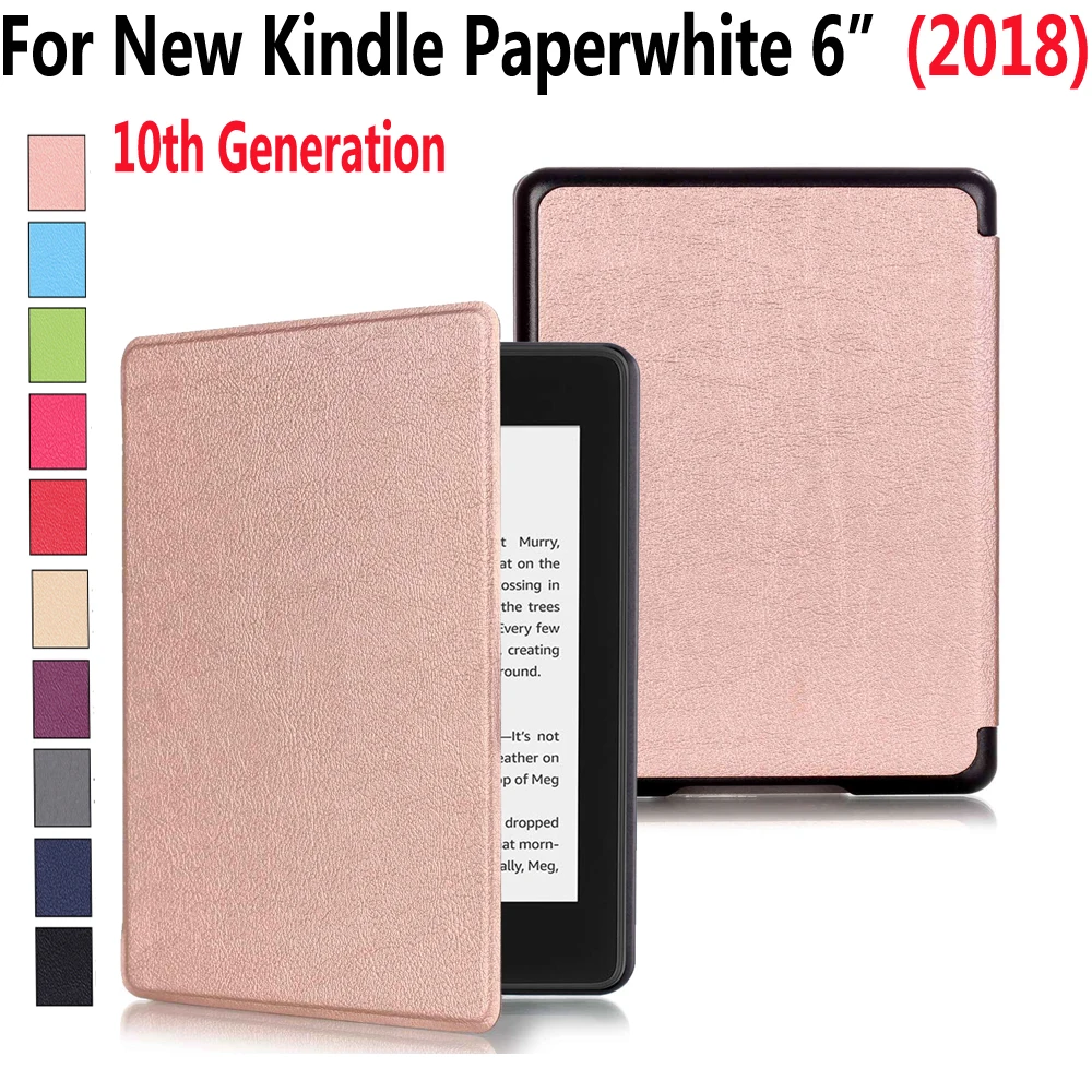 Ультратонкий смарт-чехол с откидной крышкой для Amazon Kindle Paperwhite 2018 6 " Чехол