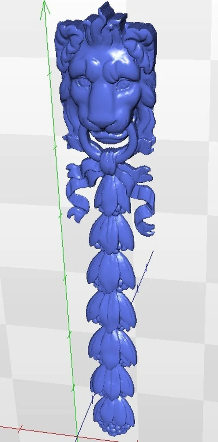 

Lion_2 рельефная 3d модель для ЧПУ в файле STL