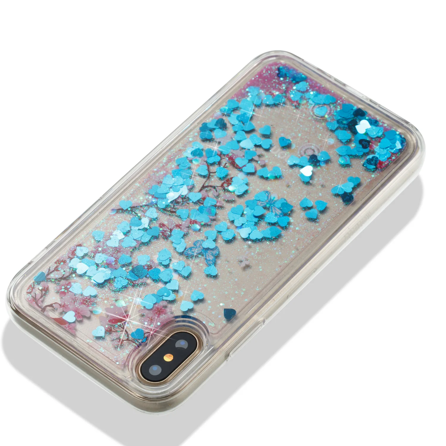 Жидкий чехол для iPhone XS Max XR X 10 8 7 6 6s Plus SE 4 4S 5 5S 5C 2018 Мягкий силиконовый с рисунком