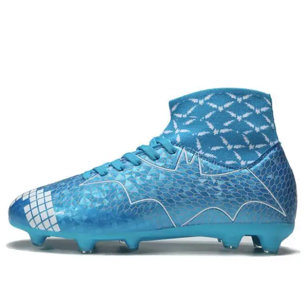 Men's sneakers football shoes sports Broken nail TF high help male and female students artificial grass runing | Обувь