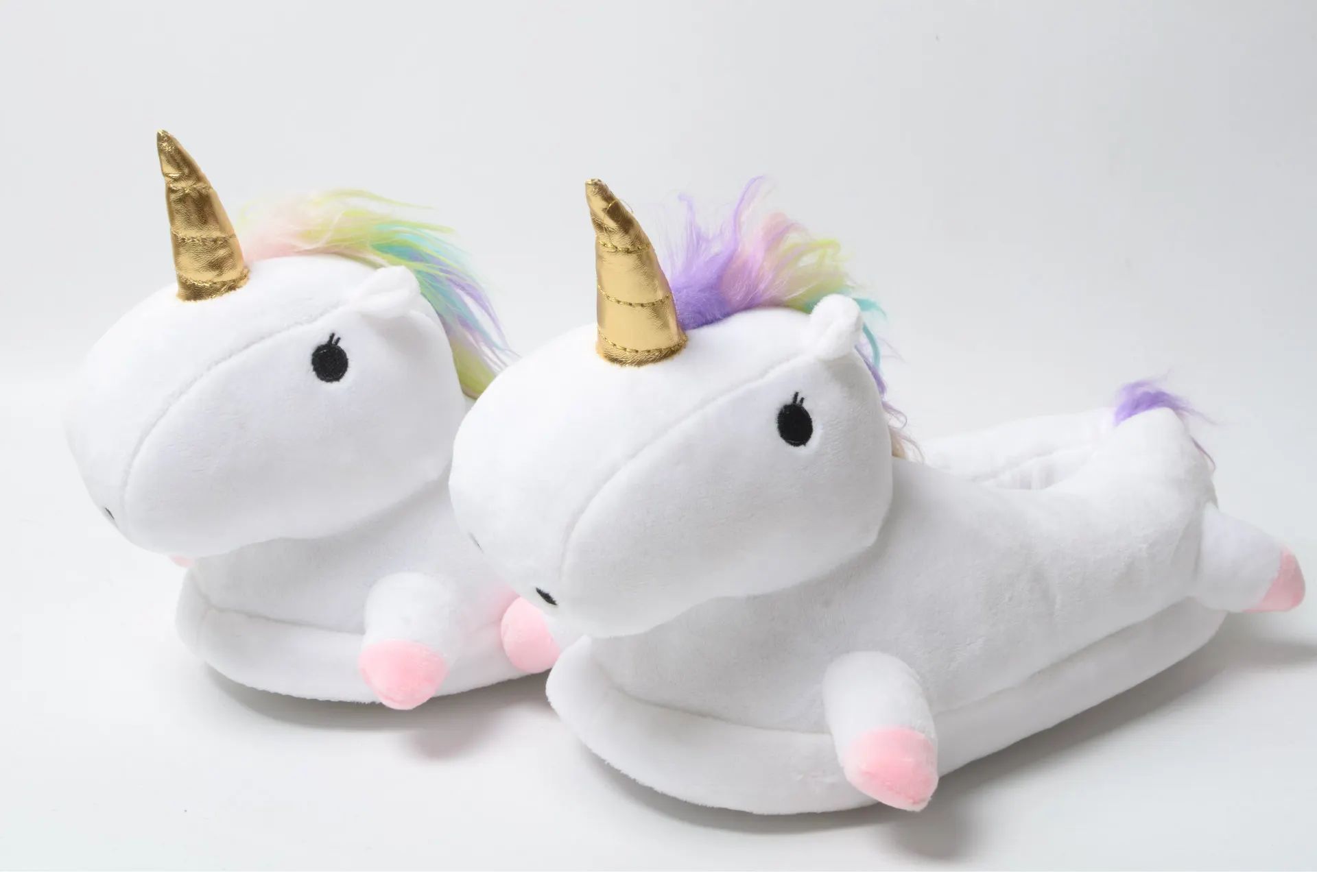 DADIJIER/новые тапочки коллекция 2017 года милые зимние домашние Chausson Licorne Белая обувь