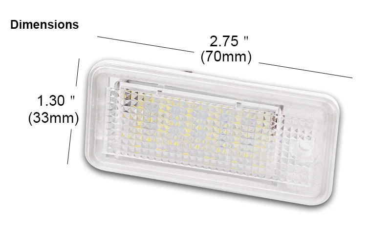 Urbanroad 2 шт. Led номерной знак светильник лампа для Audi A6 A4 C6 A3 S3 S4 B6 B7 S6 A8 S8 Rs4 Rs6 Q7 номерной знак лампа