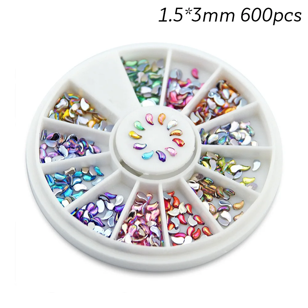 Стразы для ногтей Rolabling Star Rainbow Diamond, акриловые украшения, аксессуары для ногтей, маникюрные Стразы