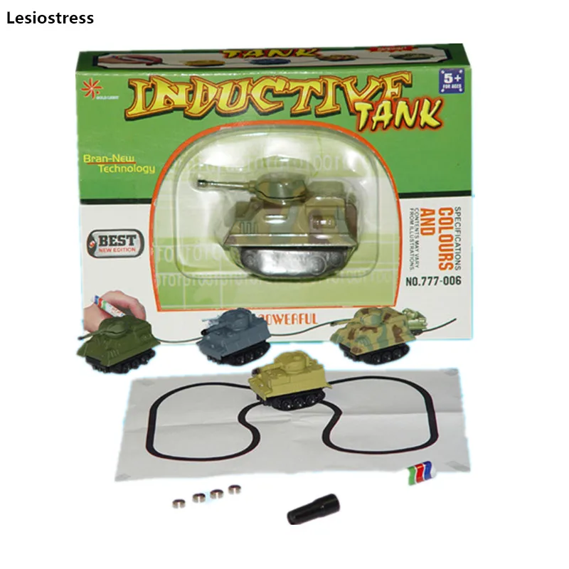 Retail box Lessiostress Горячая 1 шт. волшебная игрушка грузовик Индуктивный автомобиль Magia экскаватор, танк строительные автомобили грузовик транспортные средства игрушка - Цвет: Retail box