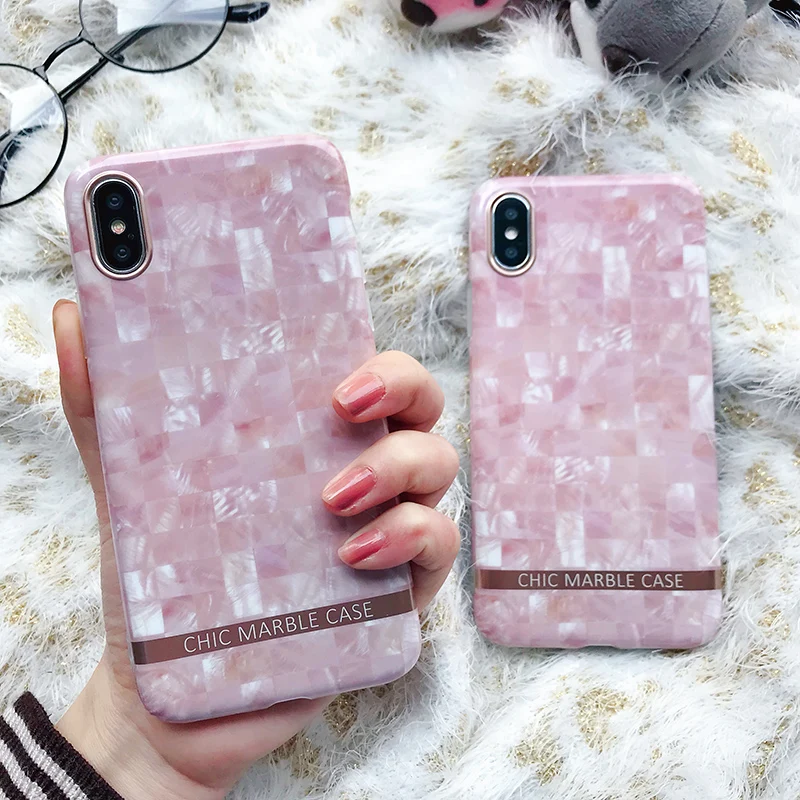 Для iPhone 8 Plus чехол для телефона золотая линия Мрамор каменные изображения ТПУ