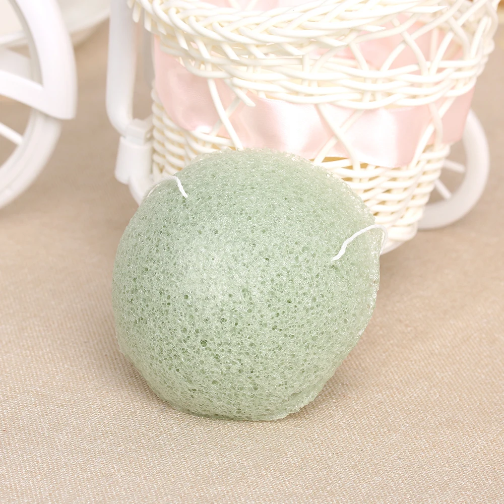 Natural Konjac Konnyaku Facial Cosmetic Puff Face Powder Cleanse Washing Exfoliator Cleansing Makeup Sponge Random Color |