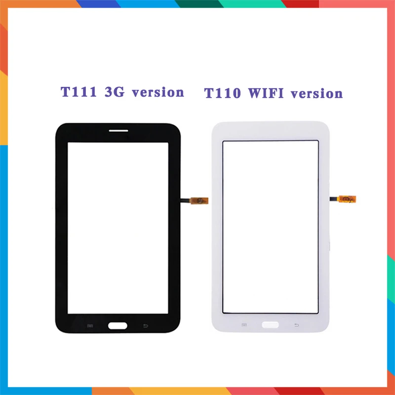 10Pcs 7.0&quot For Samsung Galaxy Tab 3 Lite SM-T110 SM-T111 T110 T111 Touch Screen Digitizer Sensor Front Outer Glass Lens Panel |