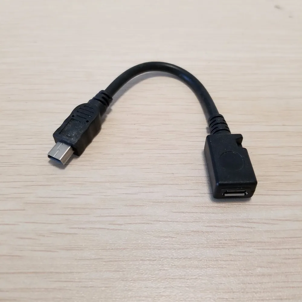 10 шт./лот мини USB Тип B к микро адаптер Мама папа Удлинительный кабель передачи