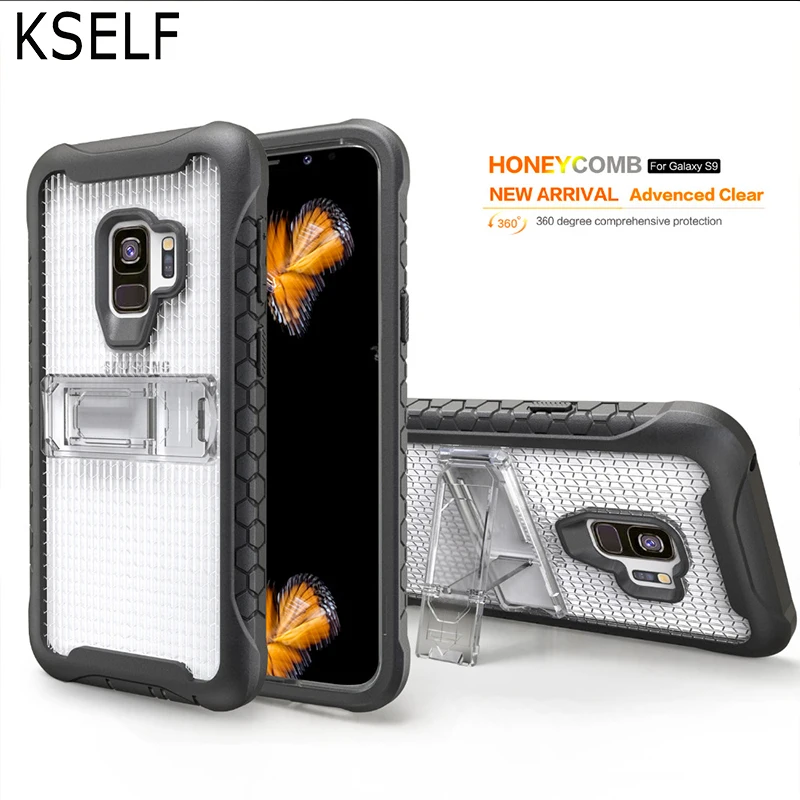 KSELF Luxury 360 Heavy Duty Hard Case For Samsung Galaxy S9 PLUS Note 9 Stand Phone Hybrid Shockproof Rugged Impact Cove | Мобильные