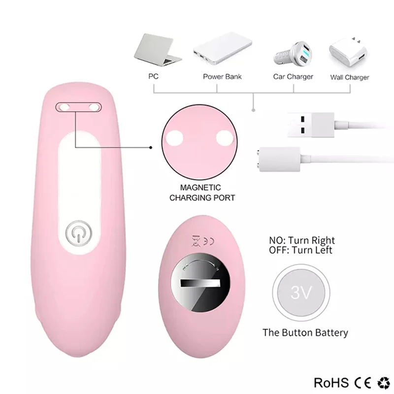 Секс-шоп 9 скоростей Пульт дистанционного управления Вибратор USB зарядка