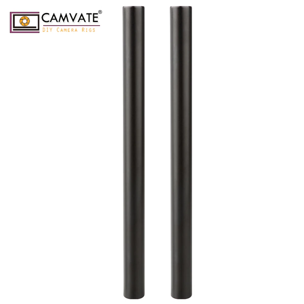 CAMVATE 2 шт. 15 мм алюминиевый стержень (30 см) для камеры штатив Монтажная