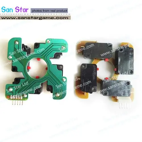 2 шт. оригинального джойстика Sanwa PC Board-замена joystcik board-части аркады | Спорт и