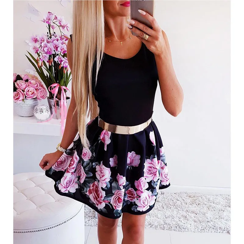 Женское офисное платье без рукавов Элегантное повседневное облегающее вечернее