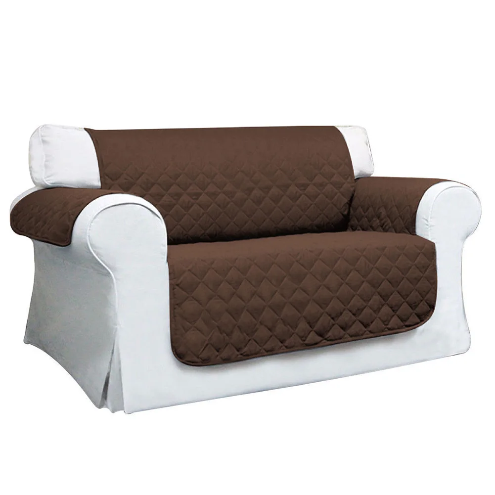 Лучший стеганый диван подлокотник стул Settee Pet протектор скольжения крышка мебель
