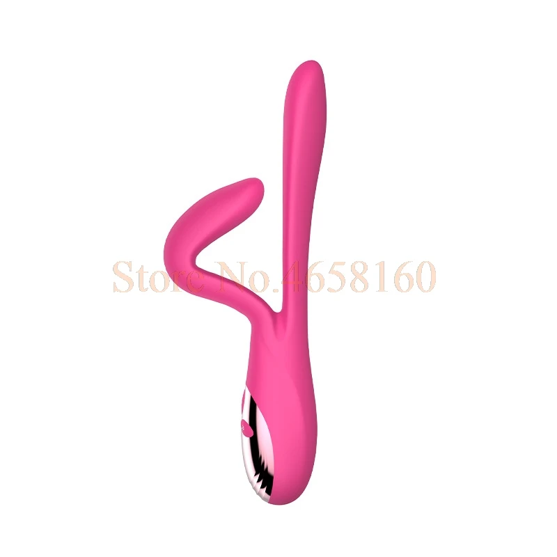 Силиконовый G Spot двойной вибратор анальный для женщин водонепроницаемый 9