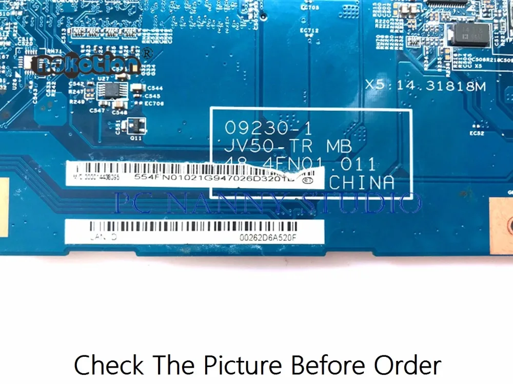 PANANNY материнская плата для ACER ASPIRE 5542 5542G 48.4FN01.011 DDR2 с тестирование процессора