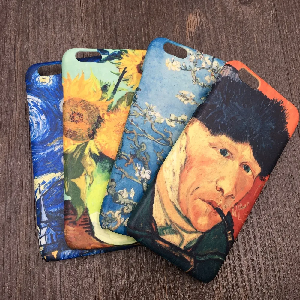 Для Ван Гога чехол для телефона с рисунком &quotКартина маслом&quot xiaomi mi 8 mi8se Жесткий