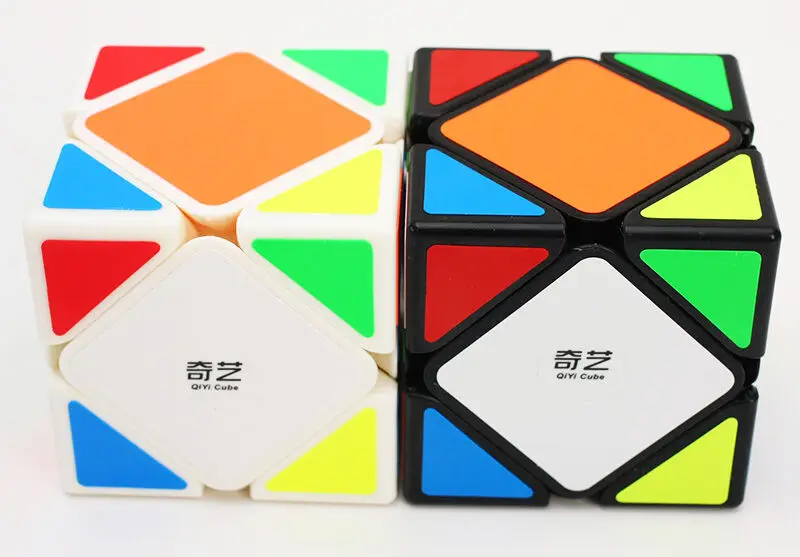 QiYi QiCheng A 3x3x3 speed Skew магический куб Развивающий Пазл крутильная игрушка белая ультра-гладкая необычная кубическая головоломка ABS