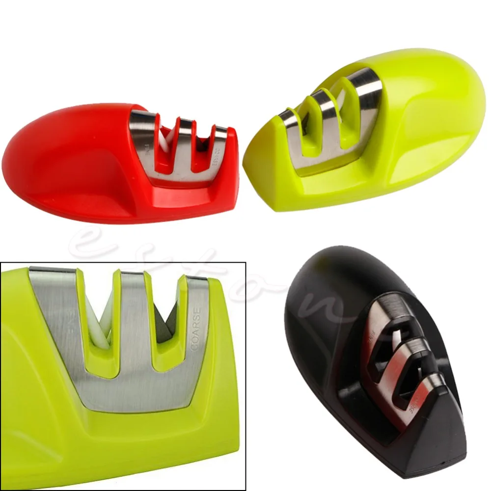 Нож Sharpner кухонный нож заточка Профессиональный двухступенчатый Алмазный