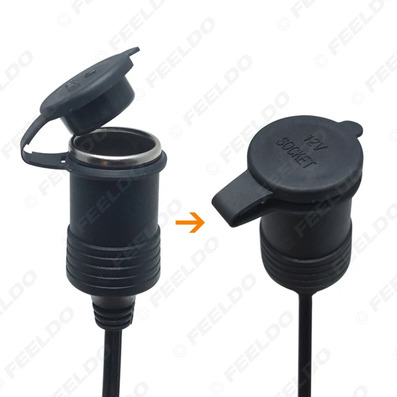 MOTOBOTS 12V Car Motorbike Tractor Boat Clip-on Cigarette Lighter Socket Cable Adaptor #CA2867 | Автомобили и мотоциклы